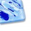 Kosoštvorcový sklenený prívesok modrý ANNA P1009