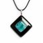 Glass rhombus pendant NIGHT OWL P0810