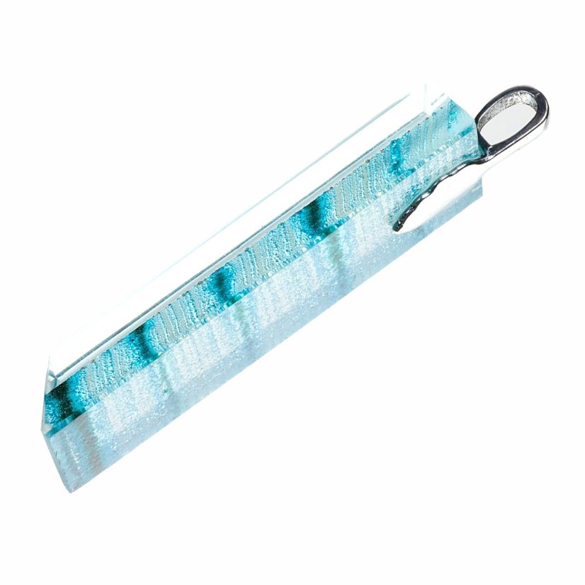 Cut glass jewel turquoise BLANKYT PRV08085
