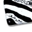 Rhombus glass pendant, black and white LENORE P1708