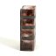 Small earthy brown Glass vase LAVA