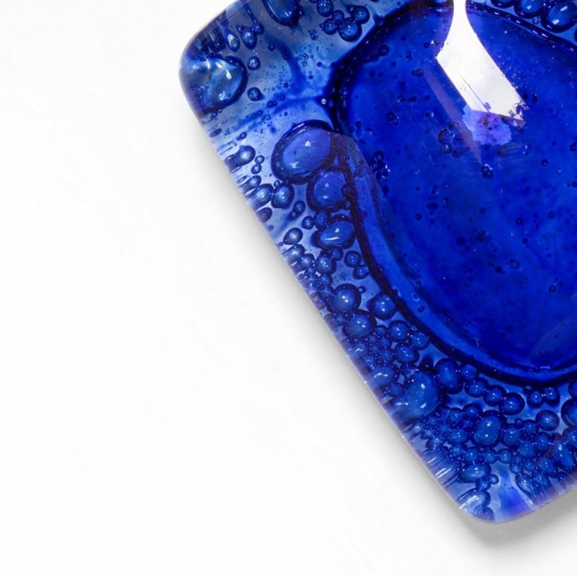 Dark blue glass pendant PARIS P0302