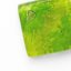 Štvorcový sklenený prívesok zelený DAISY P1404