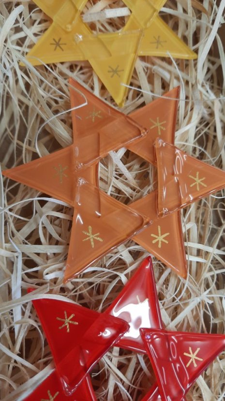 Set of Christmas glass ornaments 2025/1