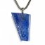 Brúsený sklenený šperk parížska modrá PARIS PRV0814