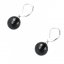 WAGA - Súprava sklenených šperkov čierna DOTS náhrdelník + náušnice SOU0803