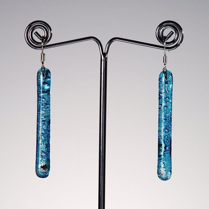 Turquoise earrings BLANKYT  N0109