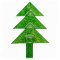 Vánoční skleněná ozdoba stromek zelený
