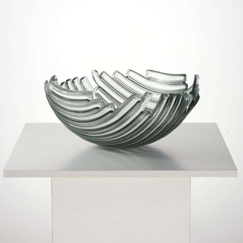 Luksusowa szklana głęboka miska GALEA