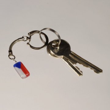 Key ring - Colour - red