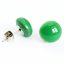 Green glass earrings PUZETY N1810