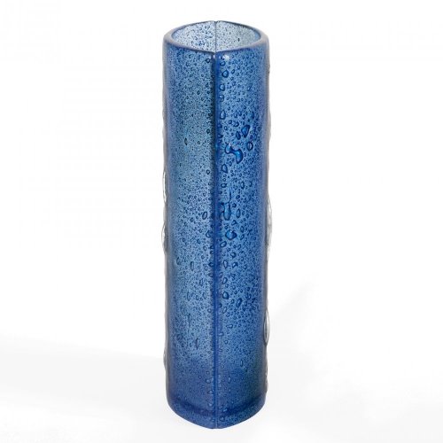 Szklany wazon CELEBRA niebieski 01