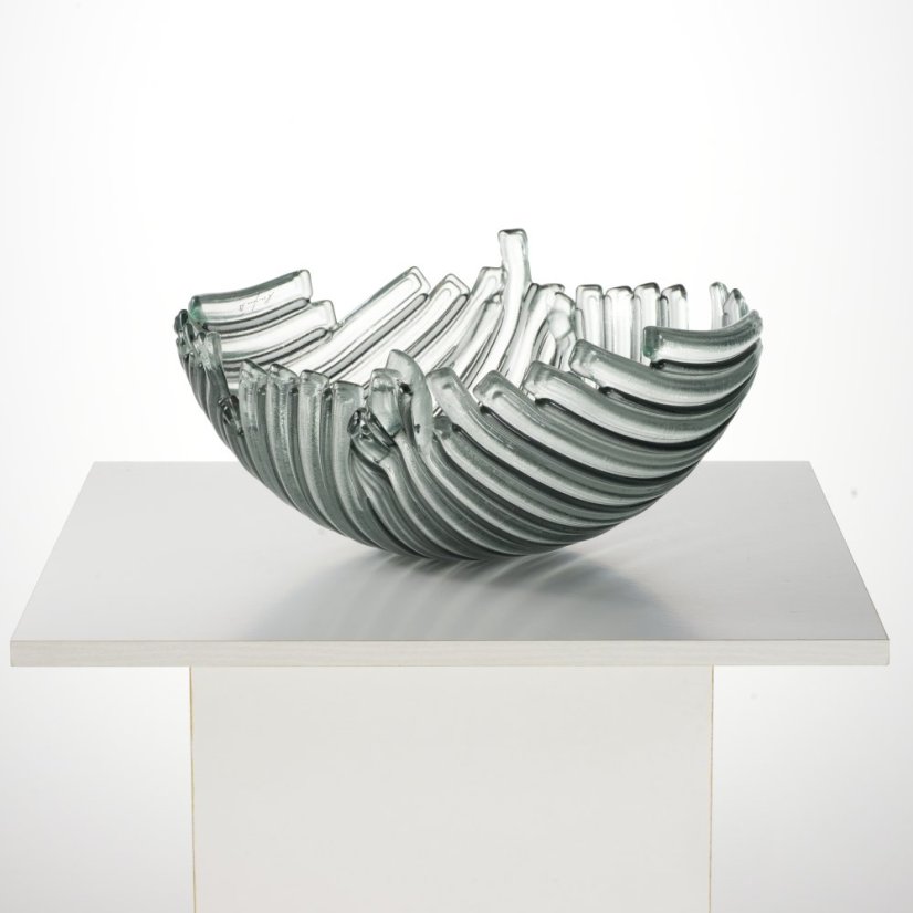 Luksusowa szklana głęboka miska GALEA