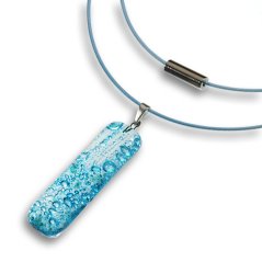 Turquoise glass pendant BLANKYT P0103