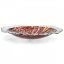 Glass bowl TERRA brown with lace – round