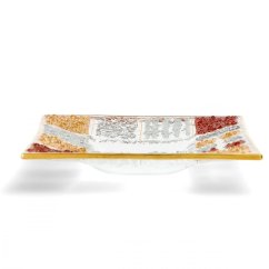 Glass bowl  CINNAMON CORAL KARO