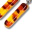 Glass earrings yellow JULIET SLEV_N_033