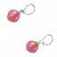 WAGA - Súprava sklenených šperkov ružová DOTS náhrdelník + náušnice SOU1113