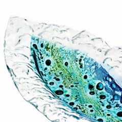 Glass bowl MADEIRA with lace – teardrop