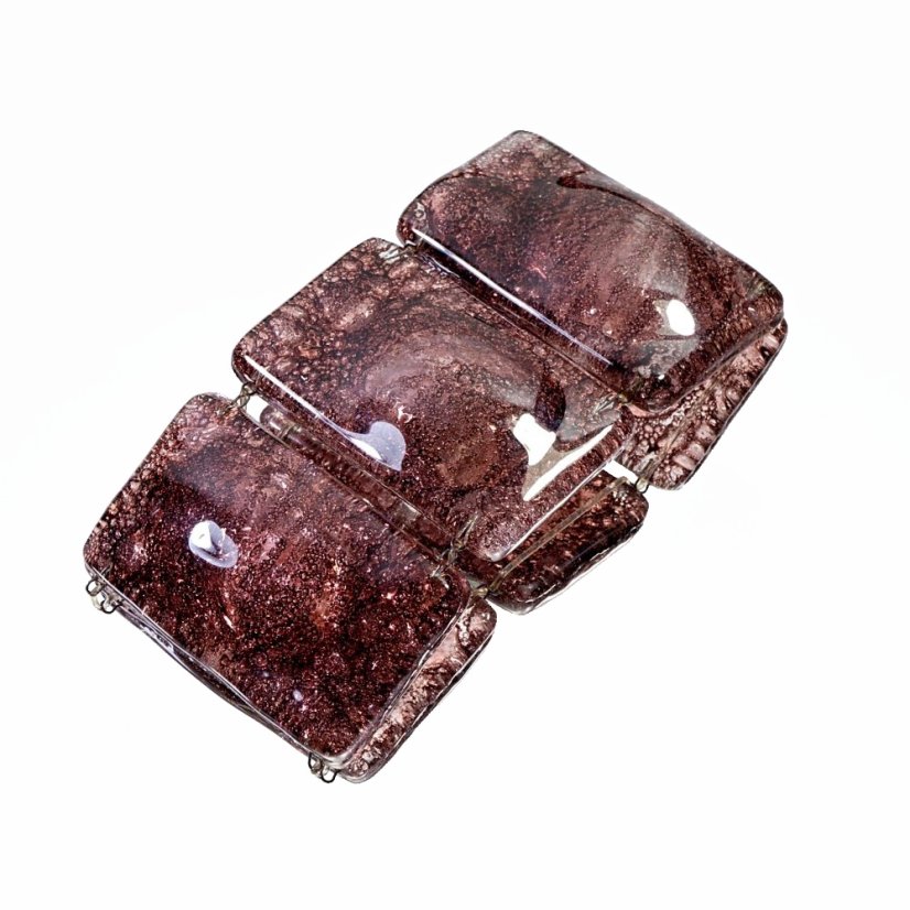Glass brown bracelet TERRA 0205