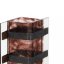 Brown glass vase LAVA WINGS