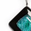 Glass rhombus pendant NIGHT OWL P0810