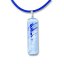 Glass rectangular blue pendant ANNA P1008
