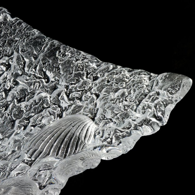 Massive crystal glass bowl THESEA