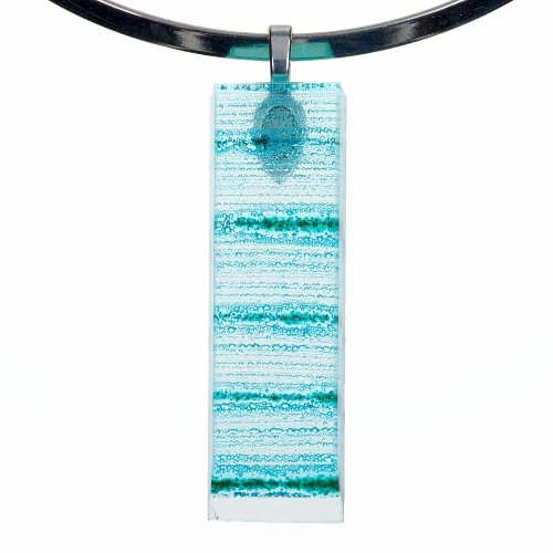 Szlifowana biżuteria szklana turkusowa BLANKYT PRV0808