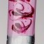 Sklenené náušnice ružové HELENE N1102