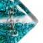 Glass pendant turquoise BLANKYT P0112