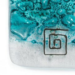 Glass pendant turquoise BLANKYT P0116