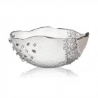 Deep round glass bowls