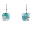 Set glass jewelry turquoise SOU0108