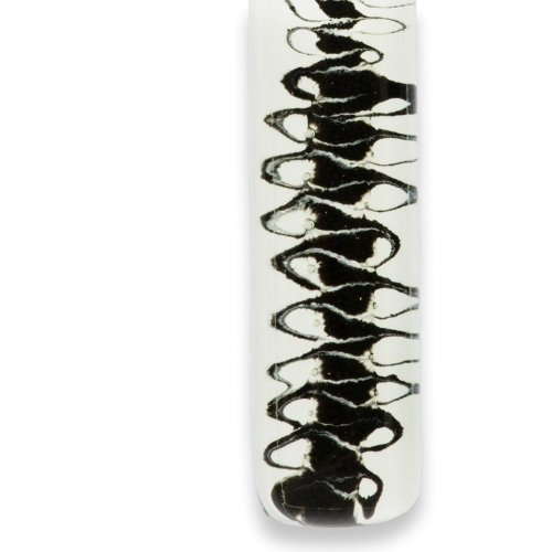 Rectangular glass pendant black and white LENORE P1705