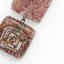 Glass double pendant brown TERRA PD0204