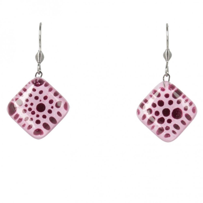 Glass jewelry set pink 02 SOU1102