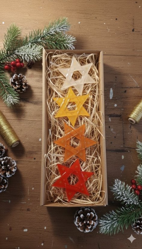 Set of Christmas glass ornaments 2025/1