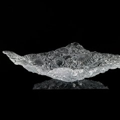 Massive crystal glass bowl THESEA