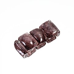 Glass brown bracelet TERRA 0203