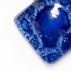 Dark blue glass pendant PARIS P0301