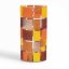 Orange glass vase CORAL KARO
