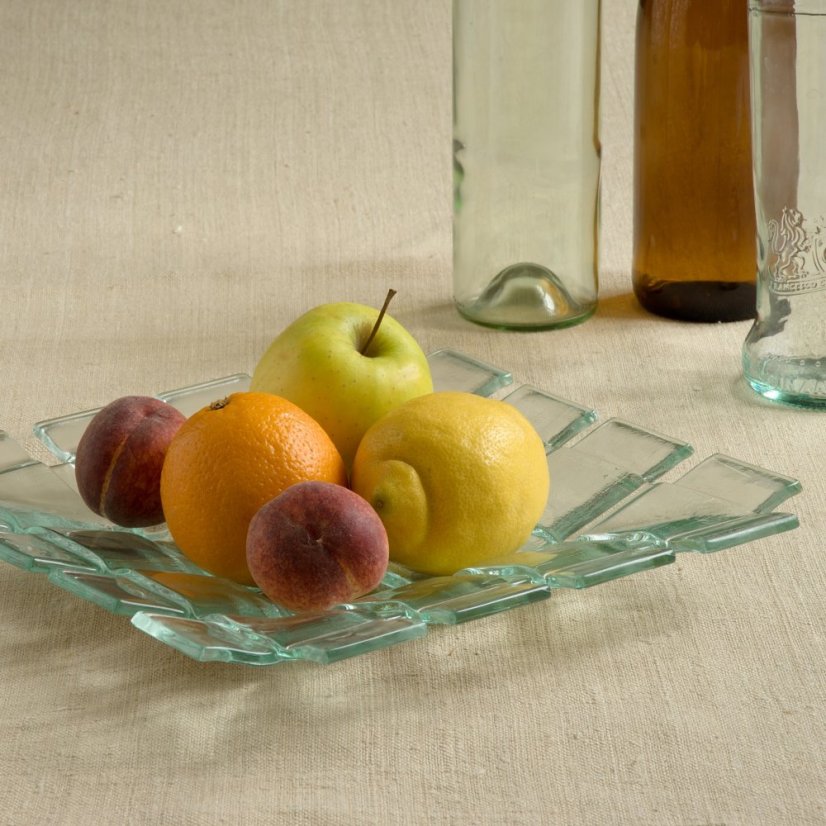 Clear glass bowl CLARA