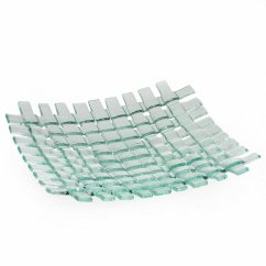 Round clear glass bowl CLARA