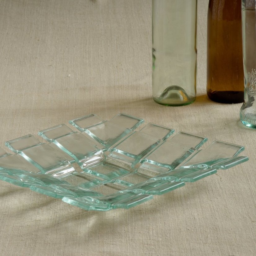 Clear glass bowl CLARA