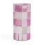 Pink glass vase CORAL KARO
