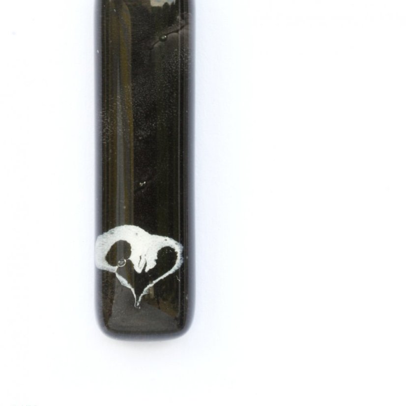 Rectangular glass pendant black KIM P0803