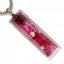 Cut, glass jewel in burgundy color PRV0813