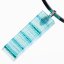 Cut glass jewel turquoise BLANKYT PRV08085