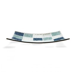 Blue glass bowl LAGUNA CORAL KARO